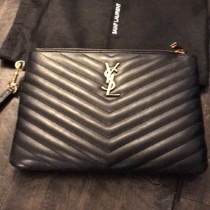 YSL pouch 100 percent Authentic
